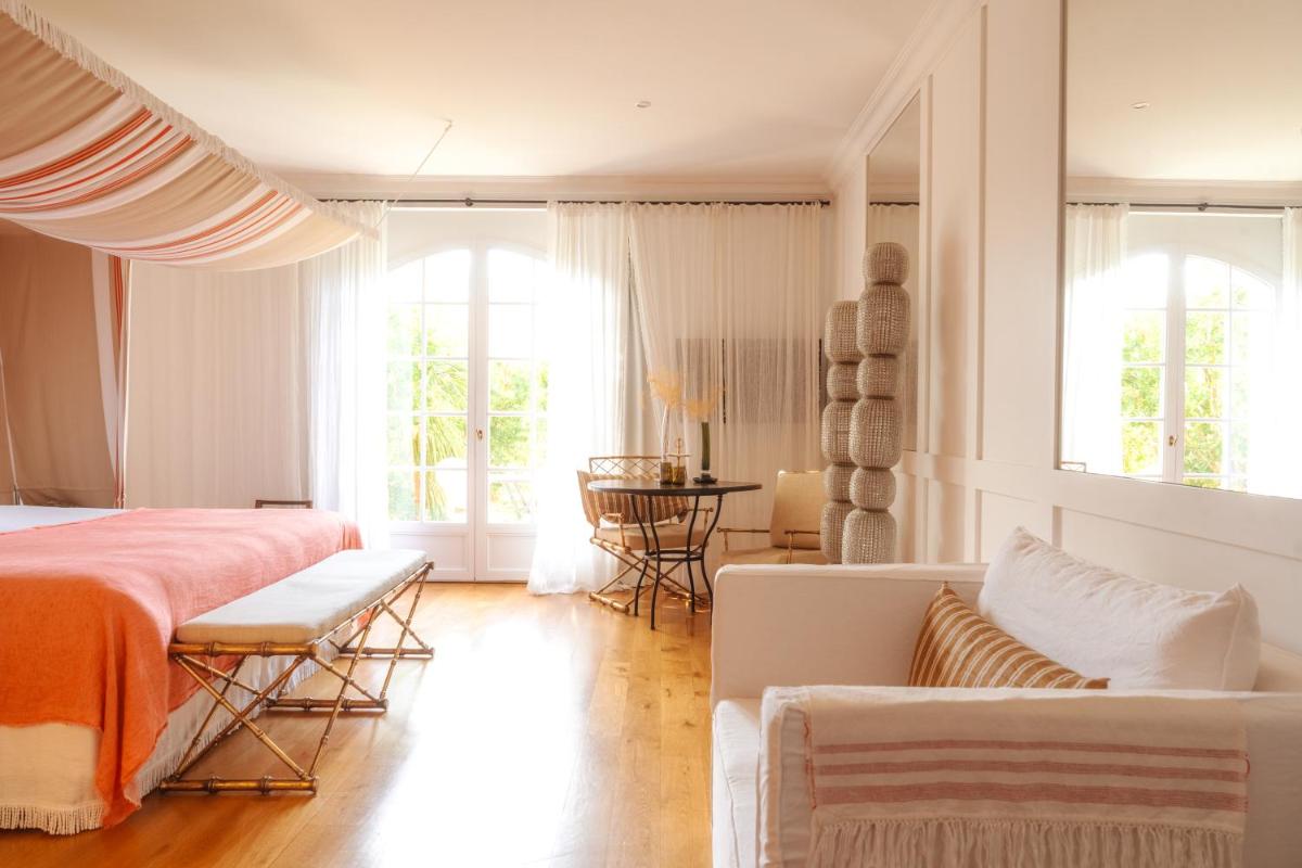 Un ou plusieurs lits dans un hébergement de l'établissement Brindos, Lac & Château - Relais & Châteaux - Anglet Biarritz