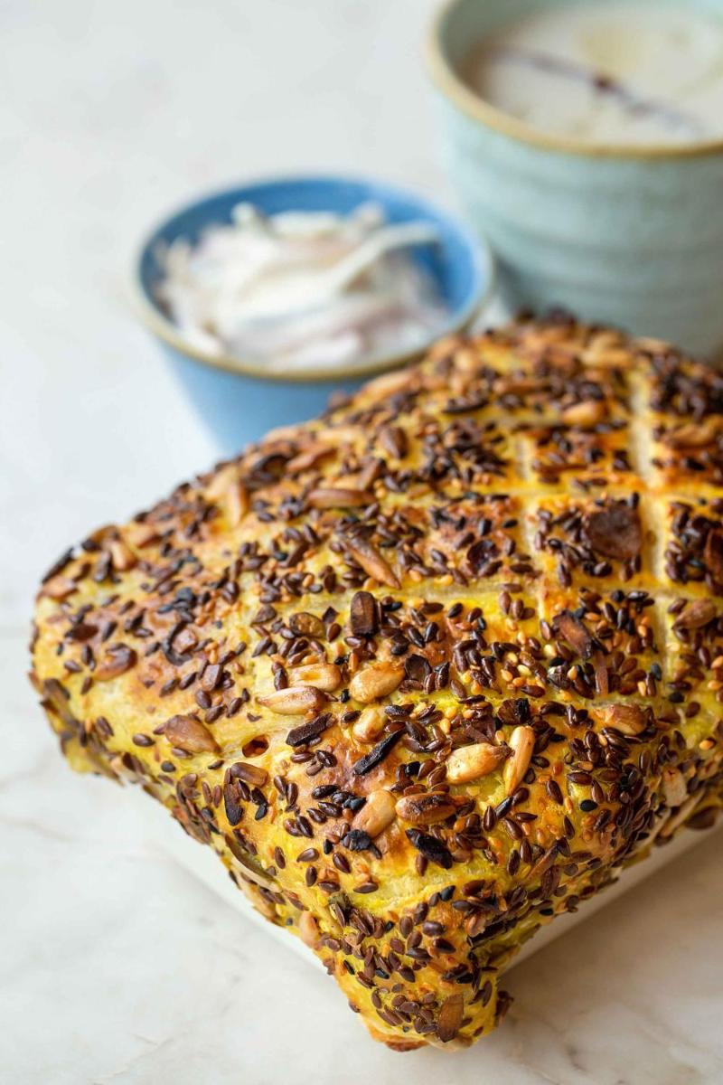 a close up of a piece of food on a table at Hyatt Regency Jaipur Mansarovar in Jaipur a close up of a piece of food on a table at Hyatt Regency Jaipur Mansarovar in Jaipur