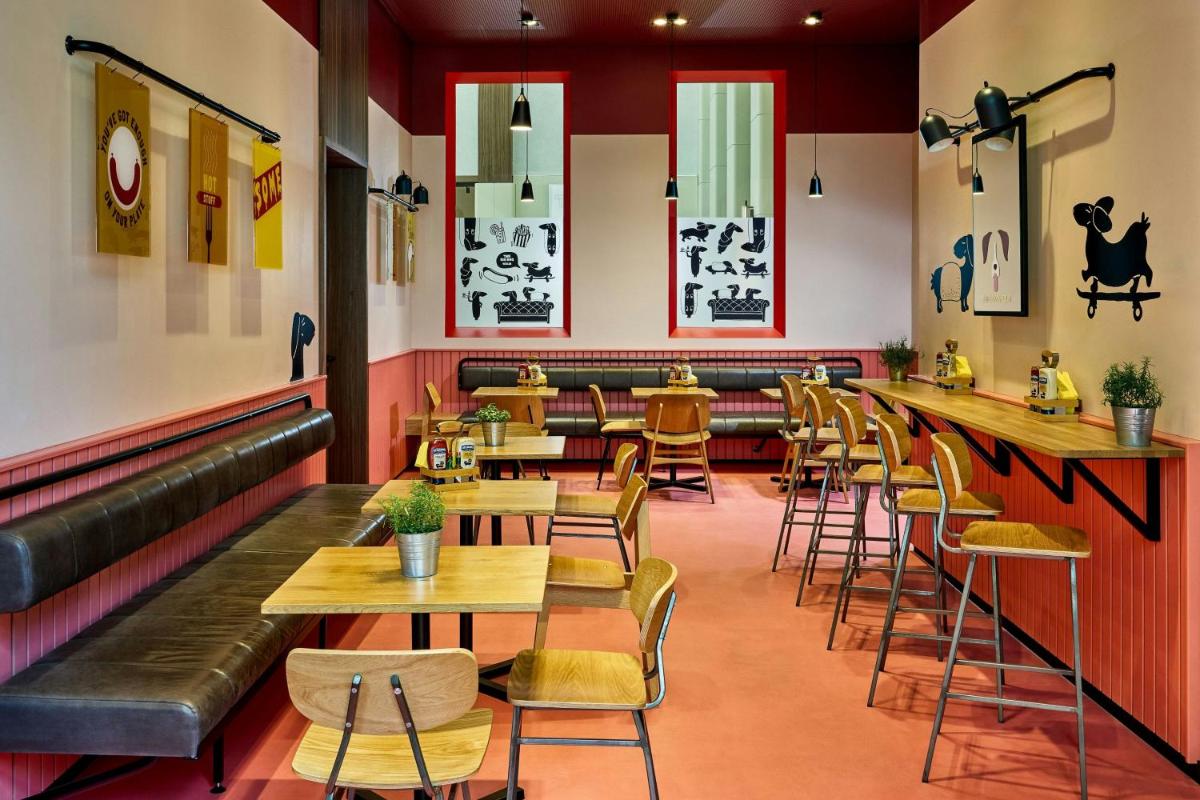 Ein Sitzbereich in der Unterkunft Berlin Marriott Hotel