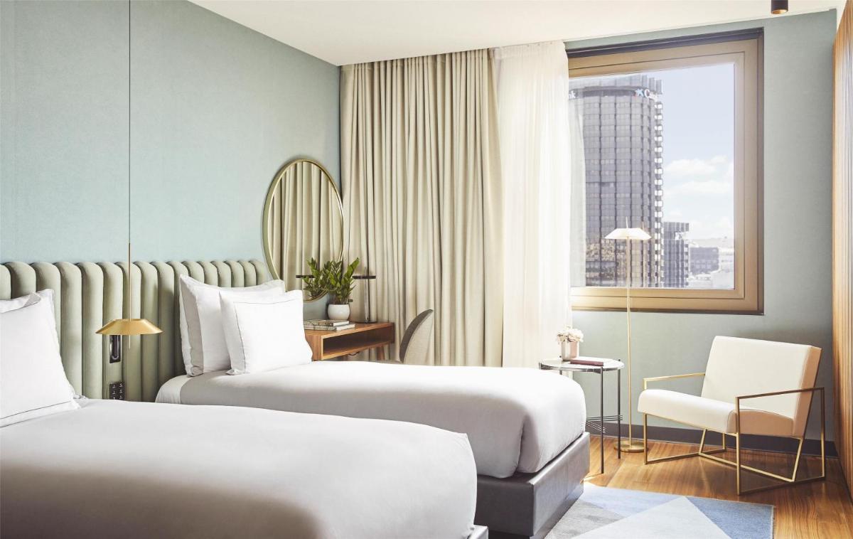 Cama o camas de una habitación en Grand Hyatt Barcelona