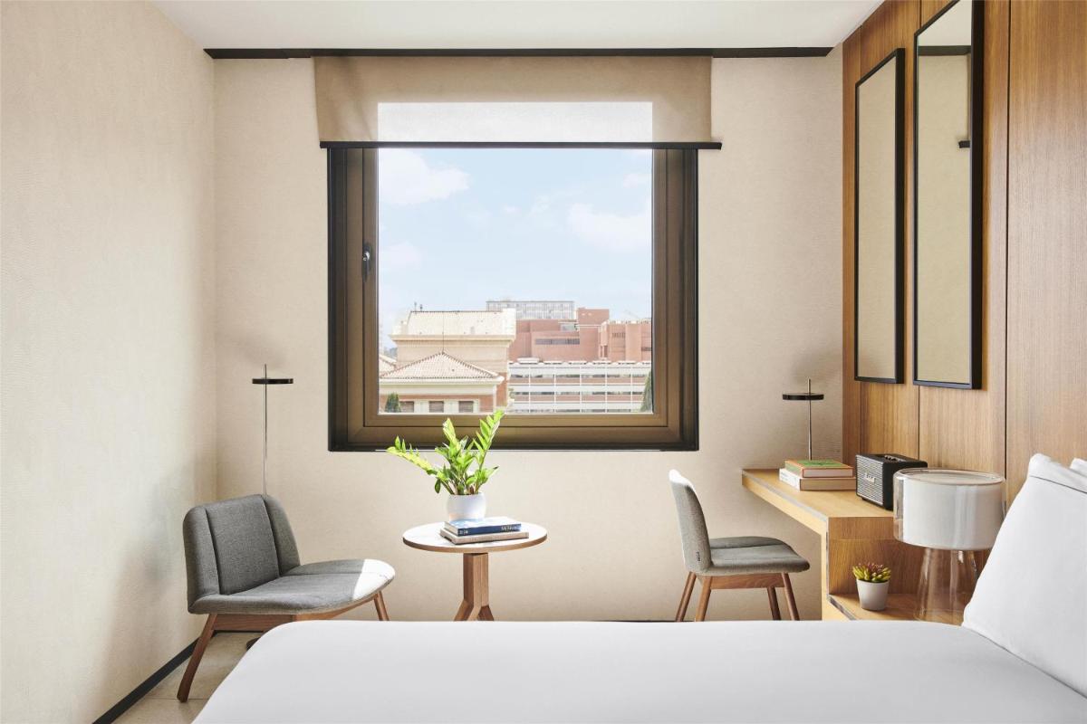 Cama o camas de una habitación en Grand Hyatt Barcelona
