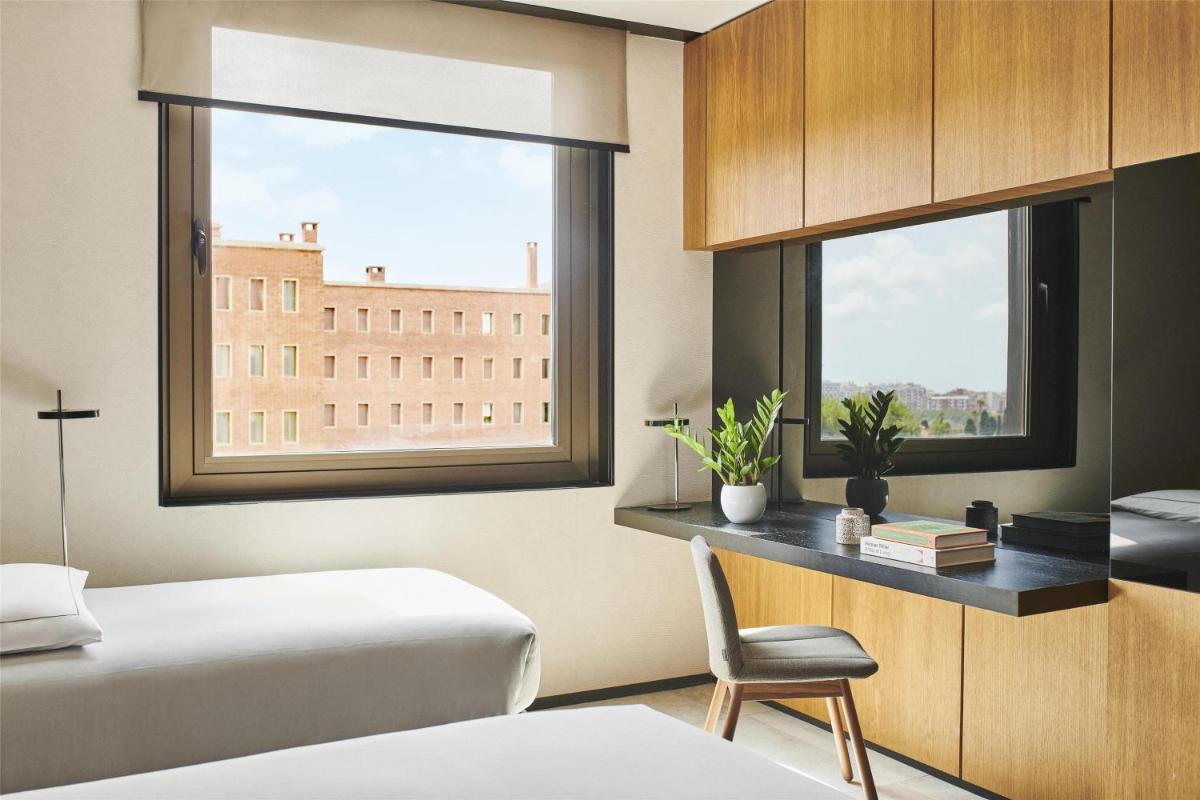 Cama o camas de una habitación en Grand Hyatt Barcelona