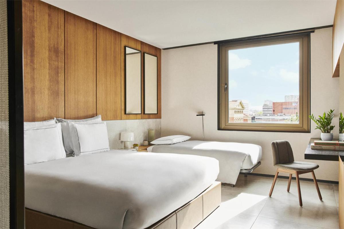 Cama o camas de una habitación en Grand Hyatt Barcelona