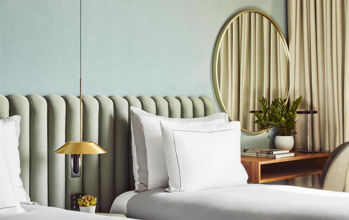 Cama o camas de una habitación en Grand Hyatt Barcelona
