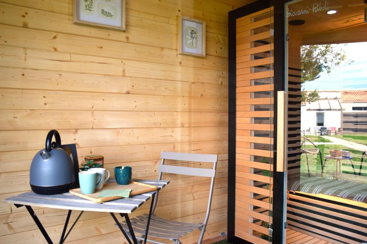 Balcon ou terrasse dans l'établissement Résidence Les Océanes
