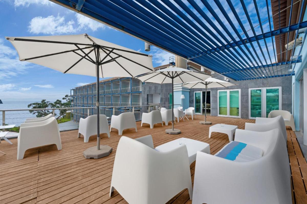 Uma varanda ou terraço em Hotel Do Caracol