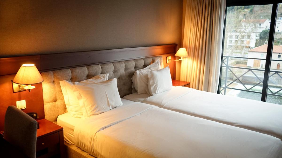 Uma cama ou camas num quarto em Grande Hotel Thermas Nature & SPA