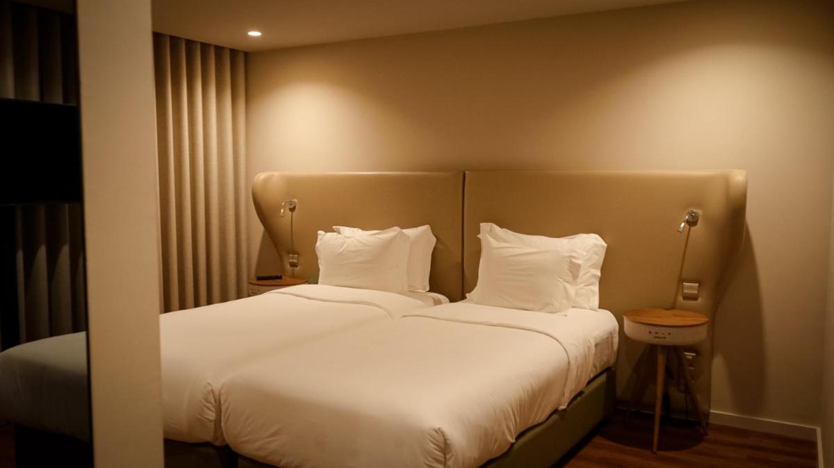 Uma cama ou camas num quarto em Grande Hotel Thermas Nature & SPA