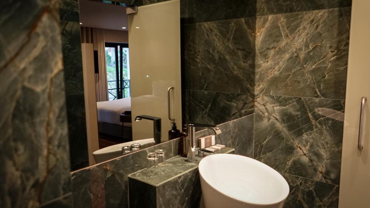 Uma casa de banho em Grande Hotel Thermas Nature & SPA