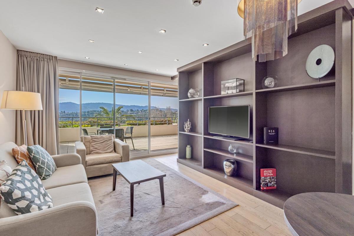 Coin salon dans l'établissement Royal Mougins Golf, Hotel & Spa de Luxe