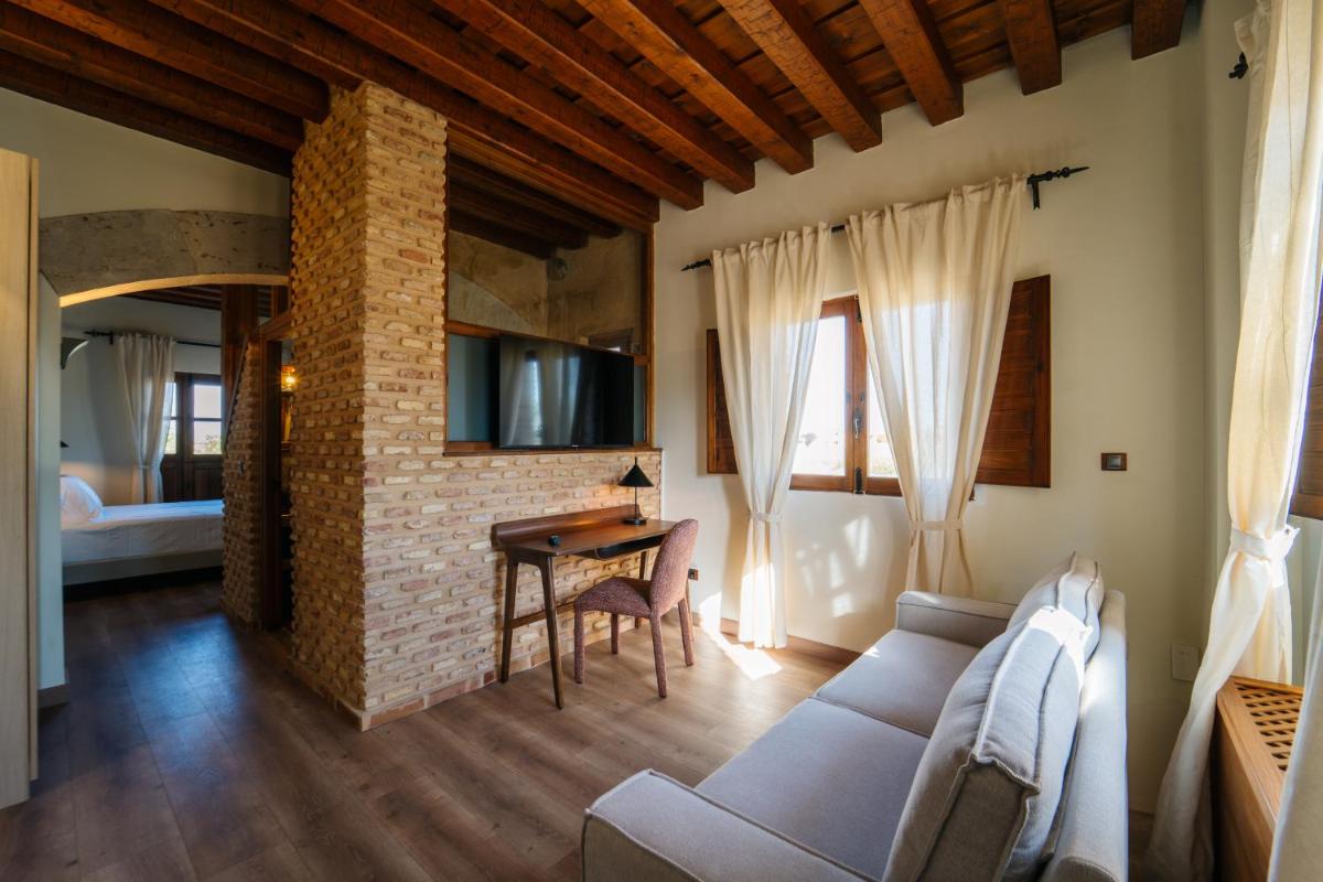 Cama o camas de una habitación en Abba las Viñas Tiedra