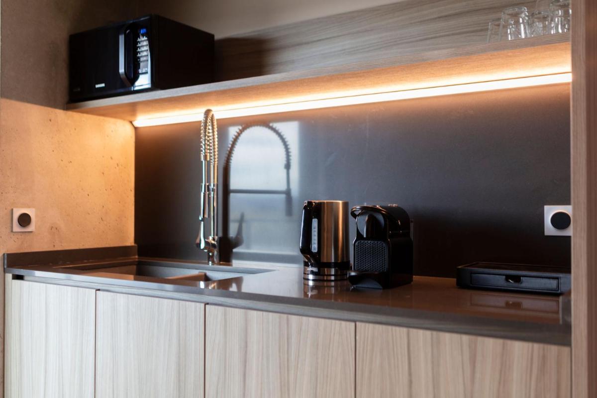 Cuisine ou kitchenette dans l'établissement Ki Space Hotel & Spa - near Disneyland Paris