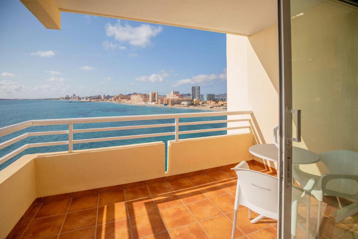 Un balcón o terraza de Hotel Servigroup Galua