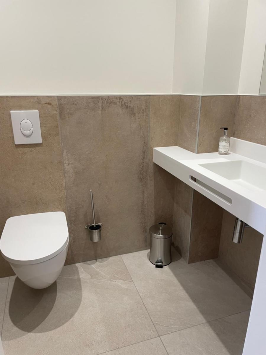 Salle de bains dans l'établissement Hotel de la Jamagne & Spa