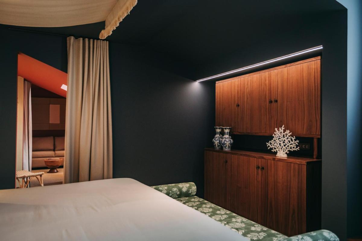 Uma cama ou camas num quarto em Torel Terra Brava