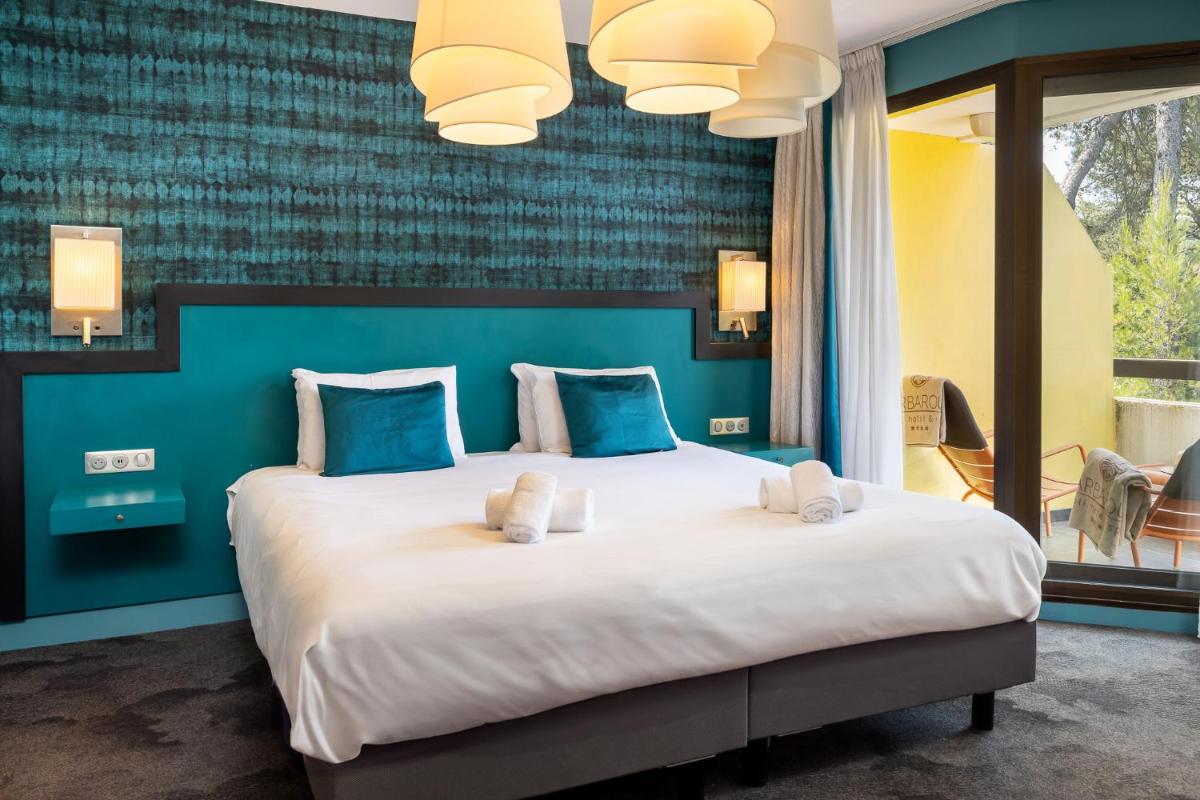 Un ou plusieurs lits dans un hébergement de l'établissement Mercure Brignoles Golf de Barbaroux & Spa