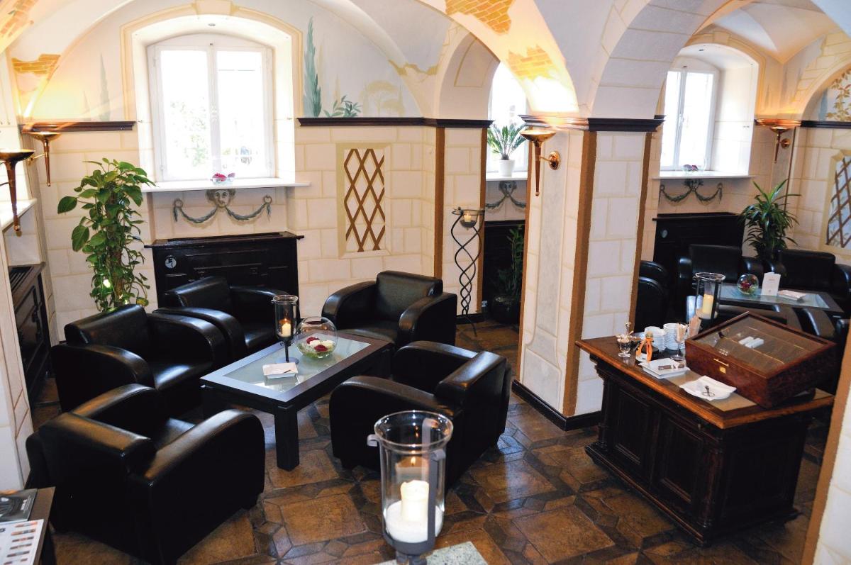 Ein Sitzbereich in der Unterkunft Boutique Hotel Residenz Winkler