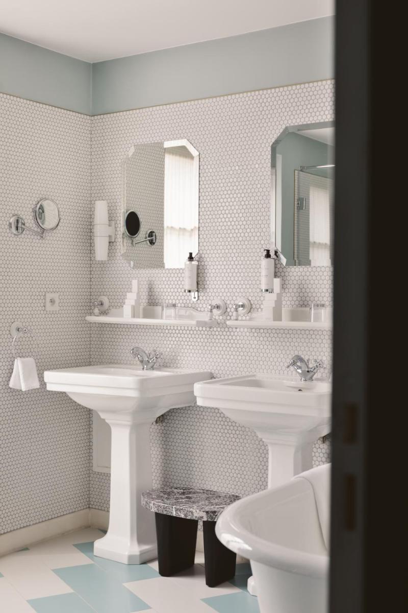 Salle de bains dans l'établissement Hotel Bachaumont