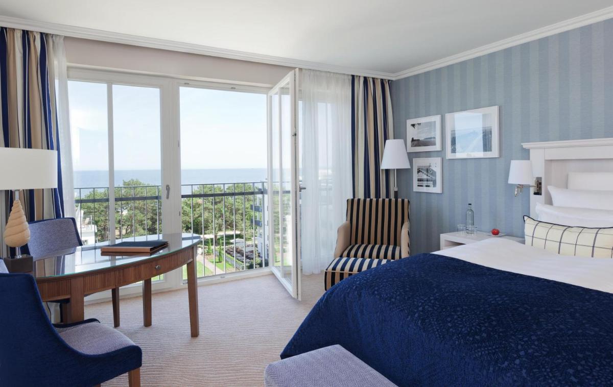 Ein Bett oder Betten in einem Zimmer der Unterkunft Steigenberger Grandhotel & Spa Heringsdorf