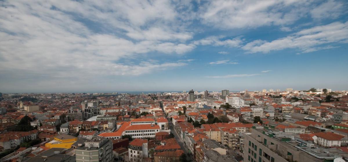 Uma vista geral de Porto ou a vista da cidade a partir do hotel