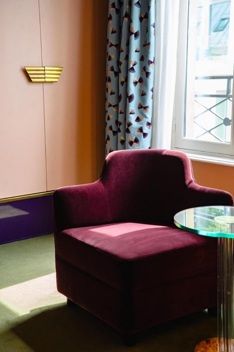 Coin salon dans l'établissement Hôtel Saint-Marc