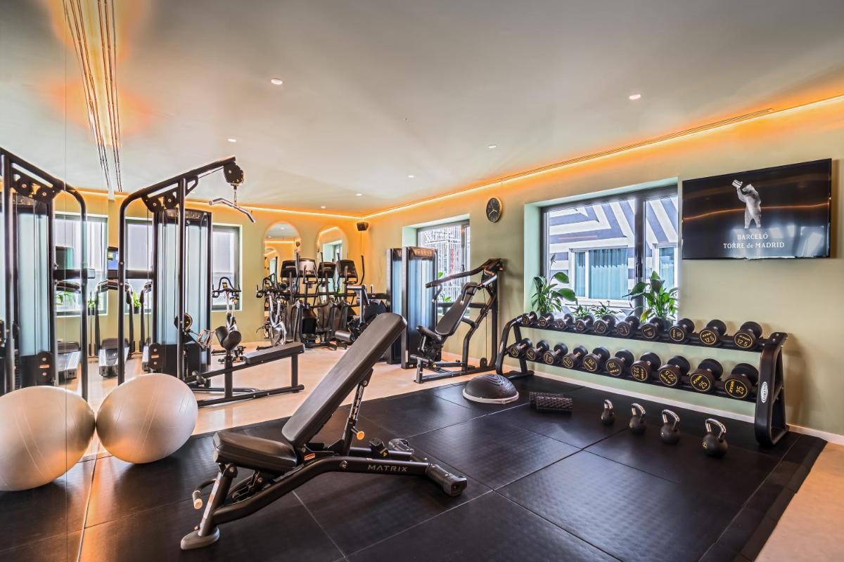 Gimnasio o instalaciones de fitness de Barceló Torre de Madrid