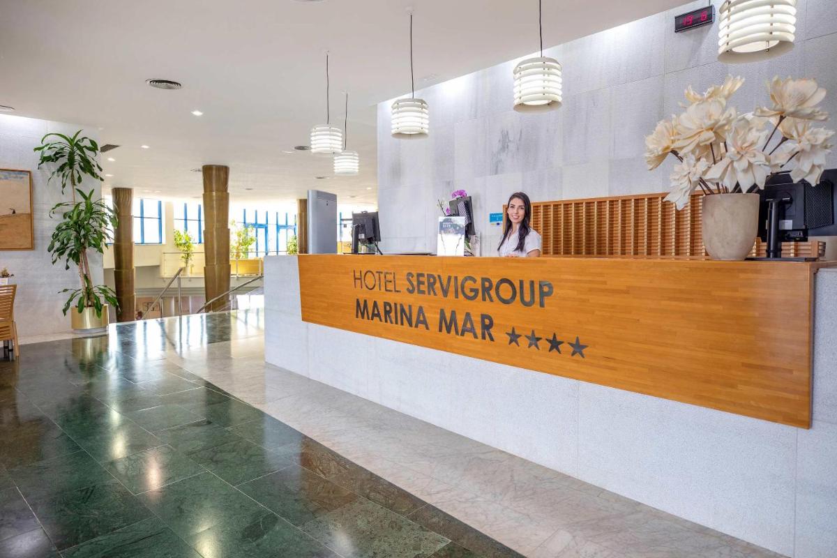 Certificado, premio, señal o documento que está expuesto en Hotel Servigroup Marina Mar