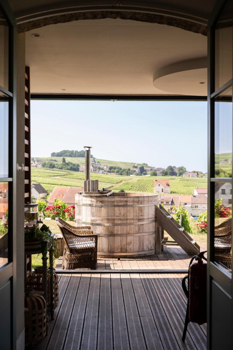 Balcon ou terrasse dans l'établissement Chateau de Sacy