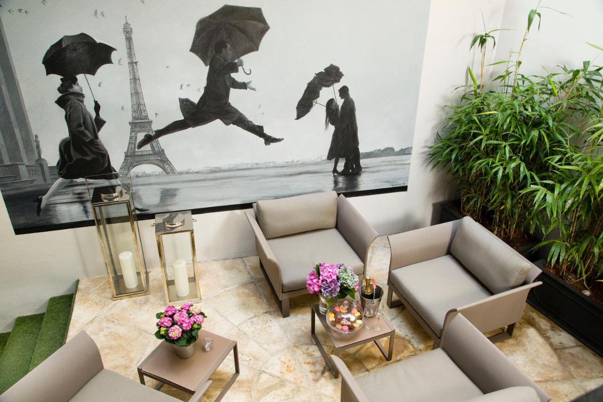Coin salon dans l'établissement Hotel & Spa de Latour Maubourg