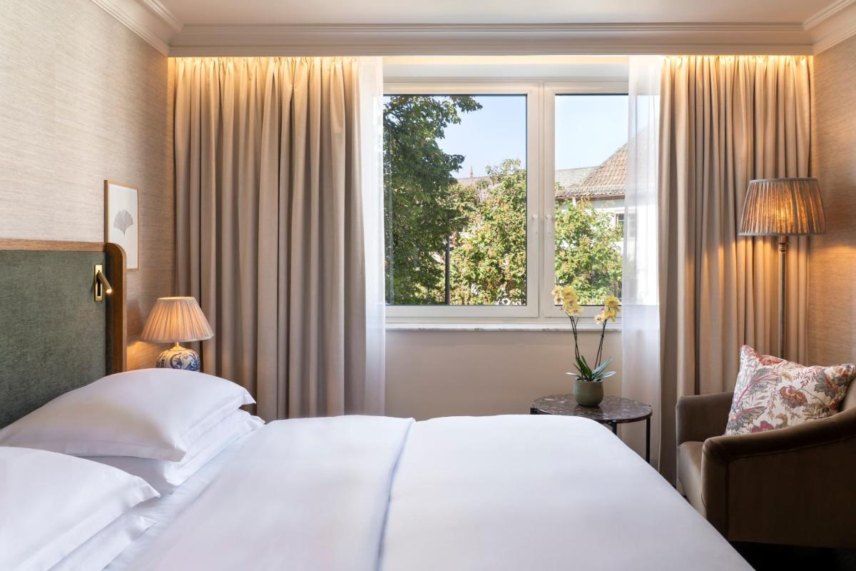 Ein Bett oder Betten in einem Zimmer der Unterkunft Brunfels Hotel, in the Unbound Collection by Hyatt
