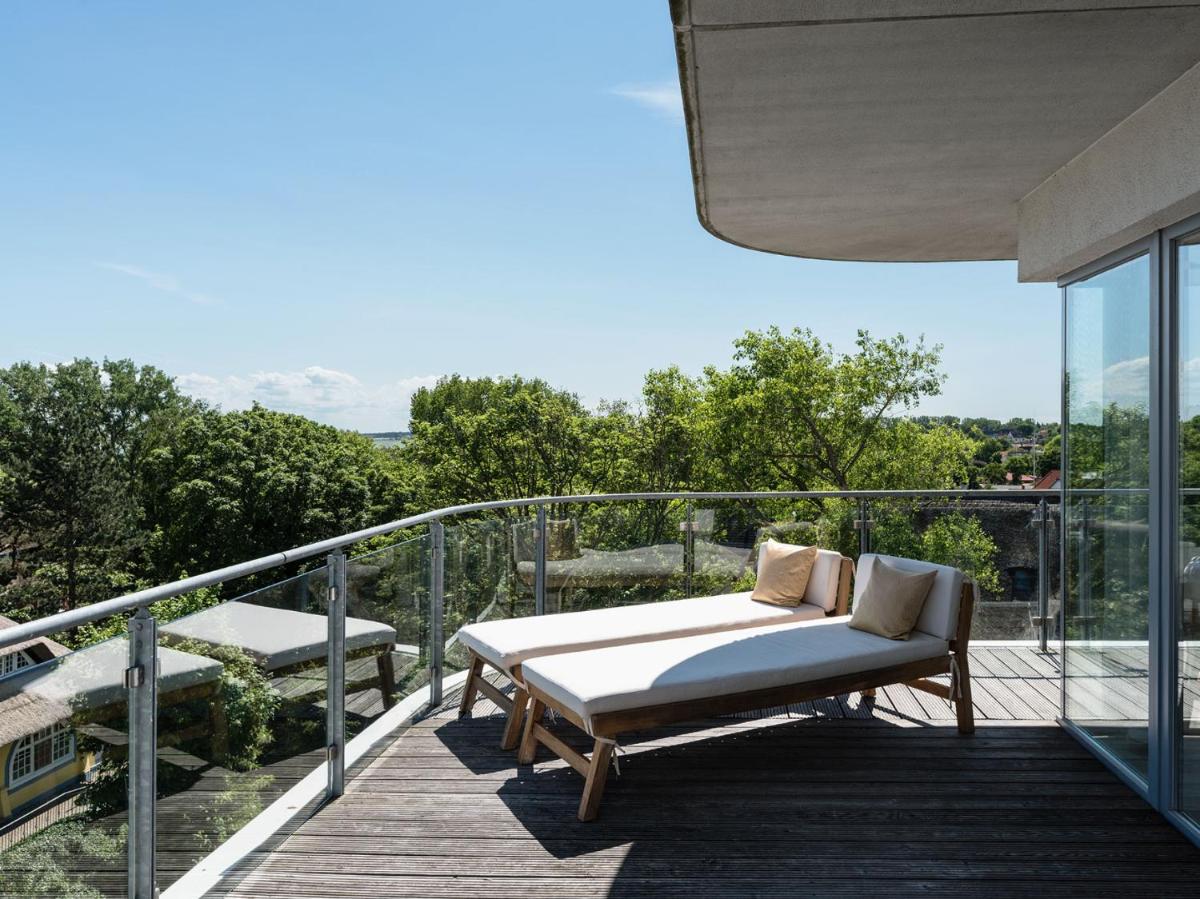 Ein Balkon oder eine Terrasse in der Unterkunft THE GRAND Ahrenshoop