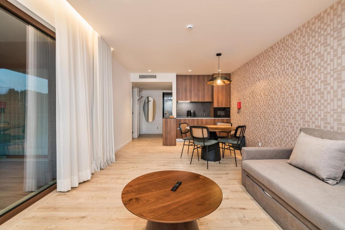 Uma área de estar em Haven Nature Hotel & Villas