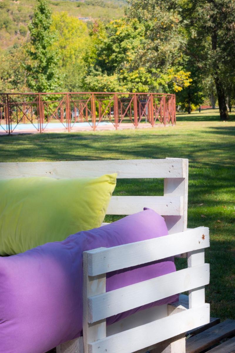 Jardín al aire libre en Hotel Balneario Valle del Jerte