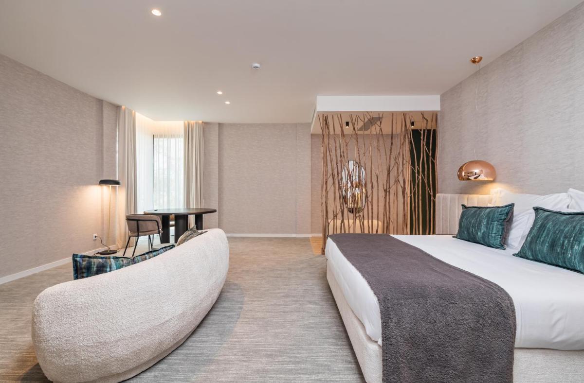 Uma área de estar em Haven Nature Hotel & Villas