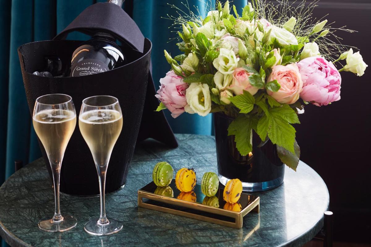Boissons dans l'établissement Le Roch Hotel & Spa
