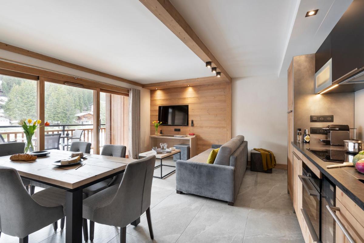 Cuisine ou kitchenette dans l'établissement MGM Hôtels & Résidences - Résidence Le Hameau de l'Ours