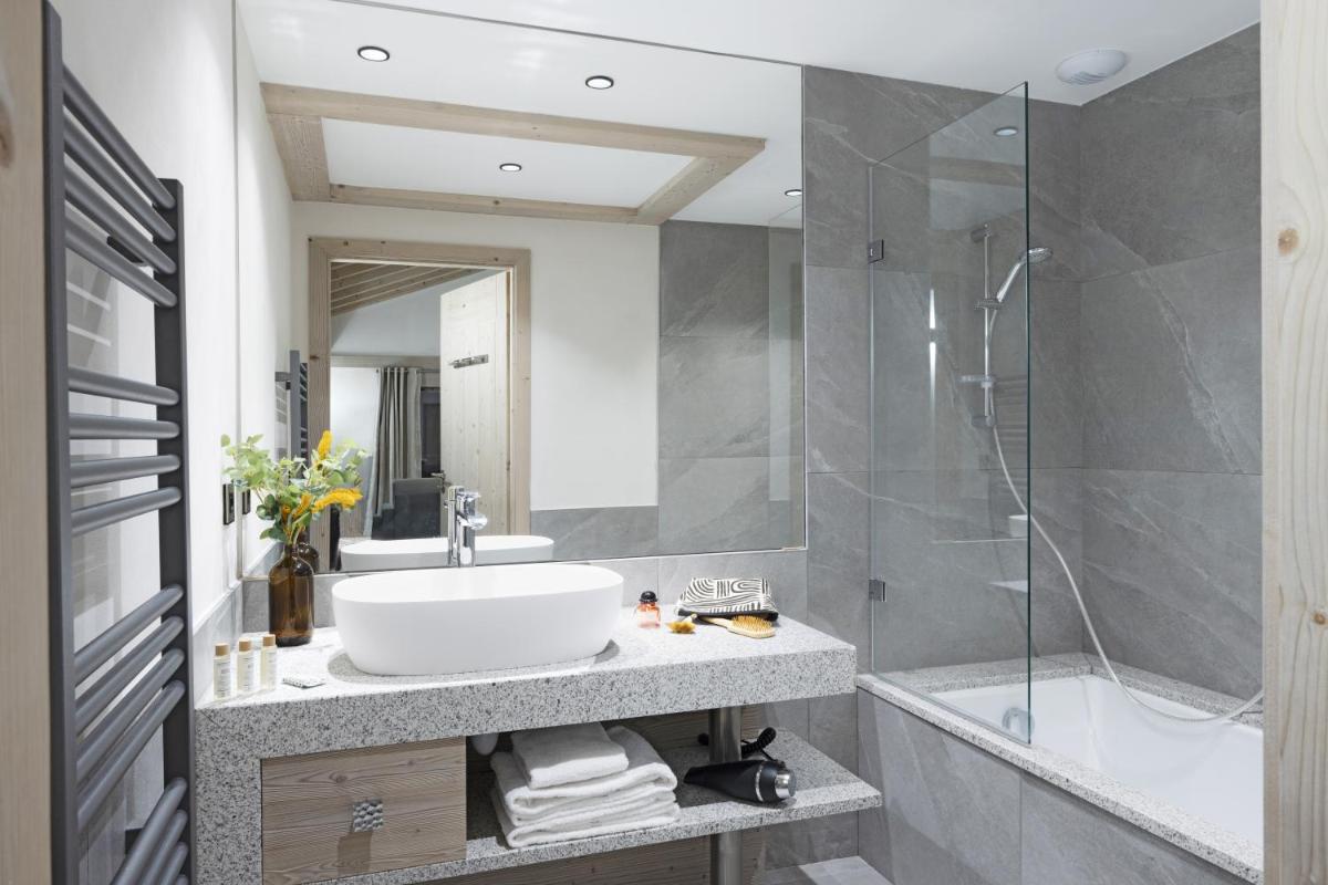 Salle de bains dans l'établissement MGM Hôtels & Résidences - Résidence Chalets de Joy