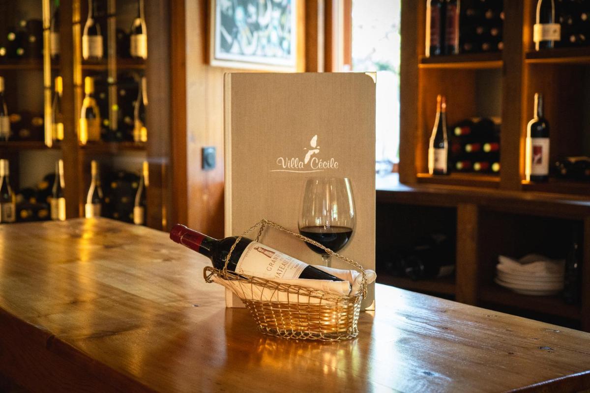 Boissons dans l'établissement Villa Cécile