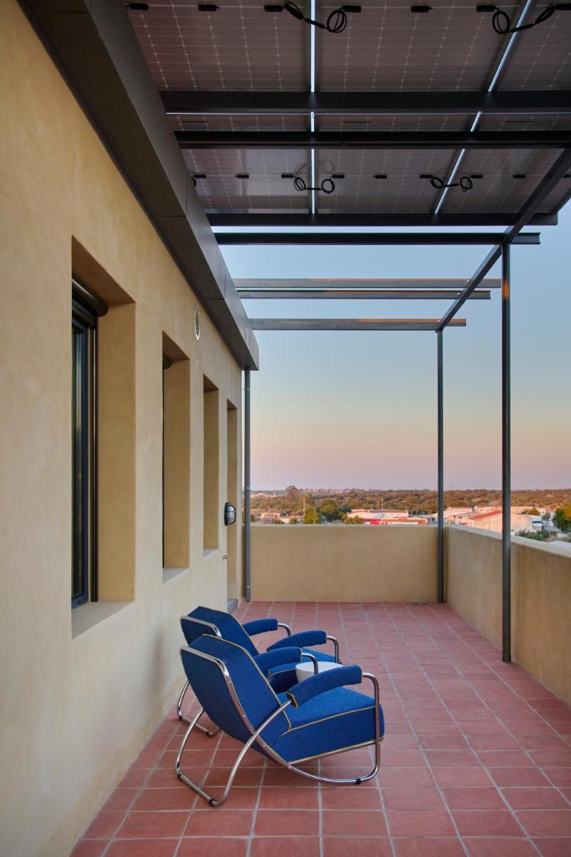 Uma varanda ou terraço em Moagem Industrial Lodge
