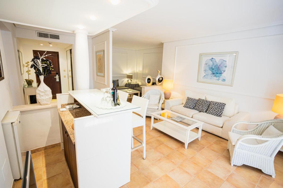 Zona de estar de Lago Garden Apart-Suites & Spa Hotel