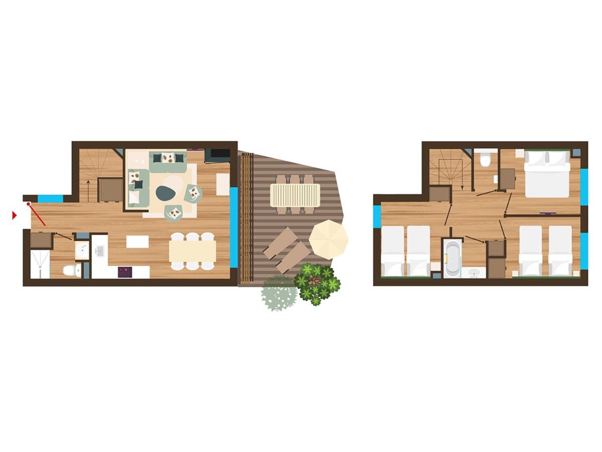 Plano de Center Parcs Villages Nature Paris