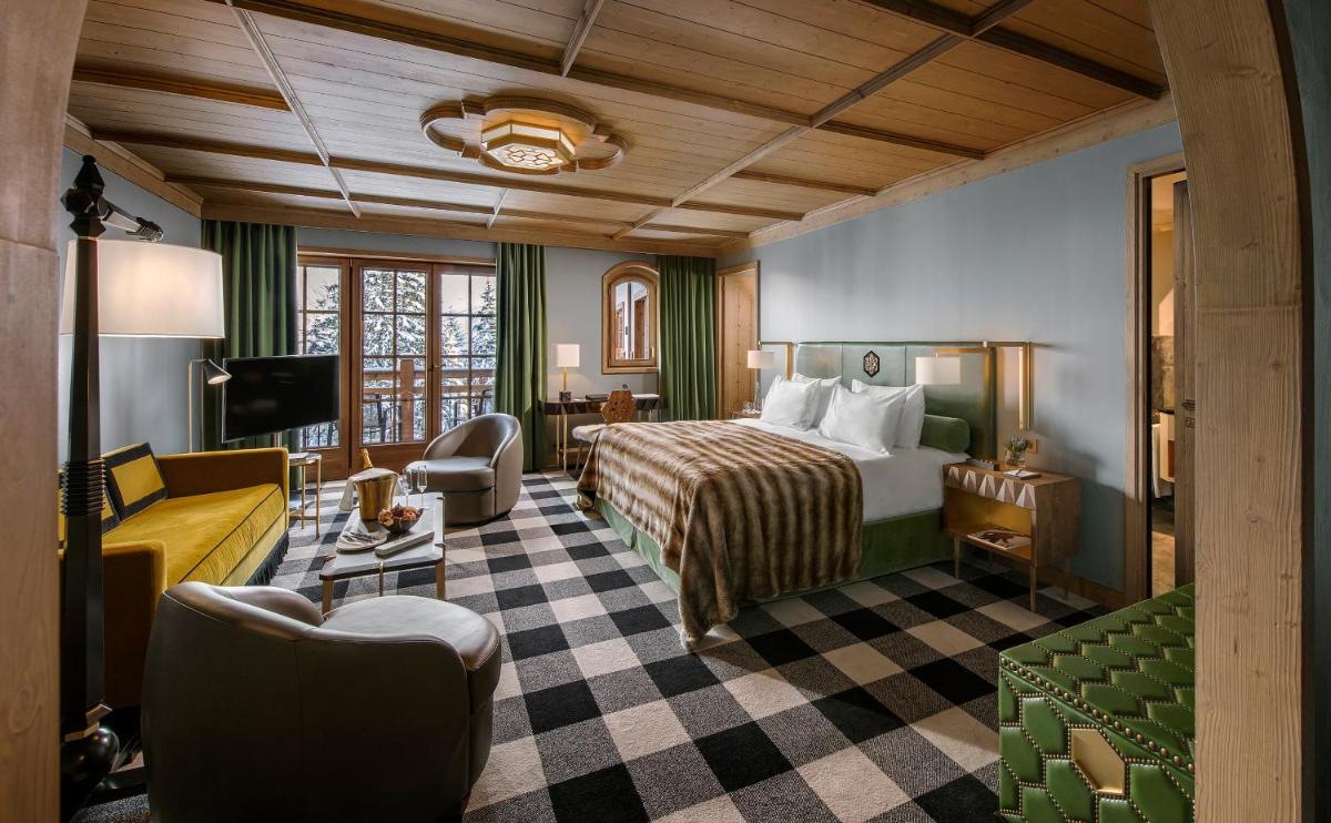Un ou plusieurs lits dans un hébergement de l'établissement Apogée Courchevel, Oetker Hotels