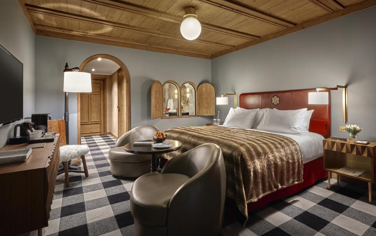 Un ou plusieurs lits dans un hébergement de l'établissement Apogée Courchevel, Oetker Hotels
