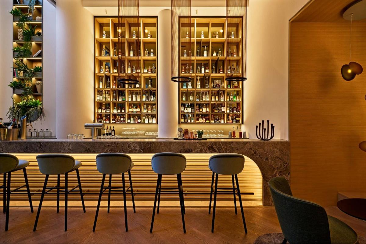 Getränke in der Unterkunft JW Marriott Hotel Frankfurt