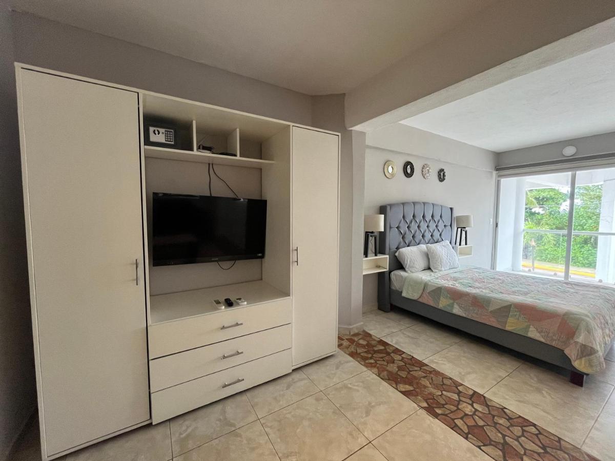 Estudio en Cozumel con vista al mar, Condominio con alberca A1 - Hizvo
