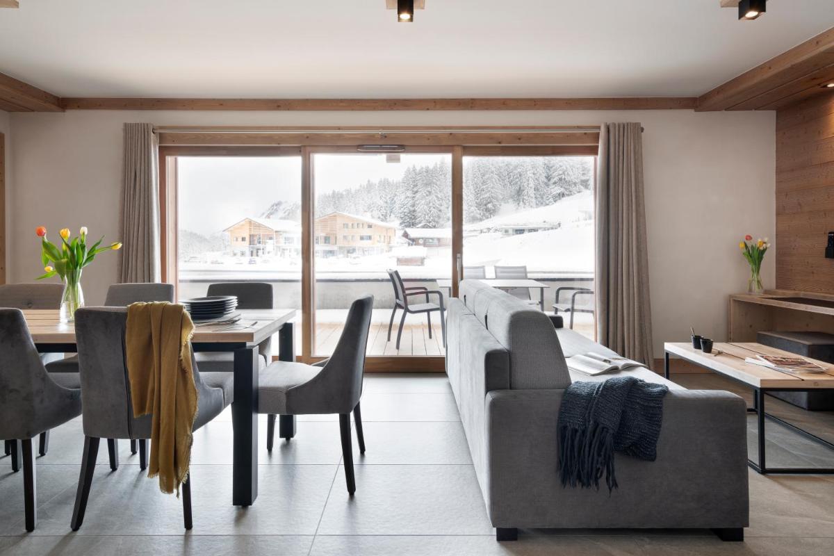 Coin salon dans l'établissement MGM Hôtels & Résidences - Résidence Le Hameau de l'Ours