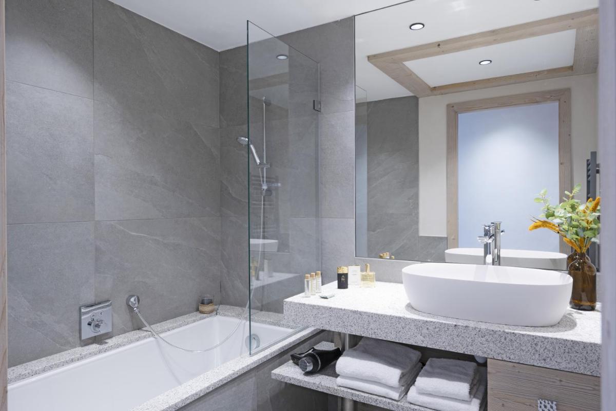Salle de bains dans l'établissement MGM Hôtels & Résidences - Résidence Chalets de Joy