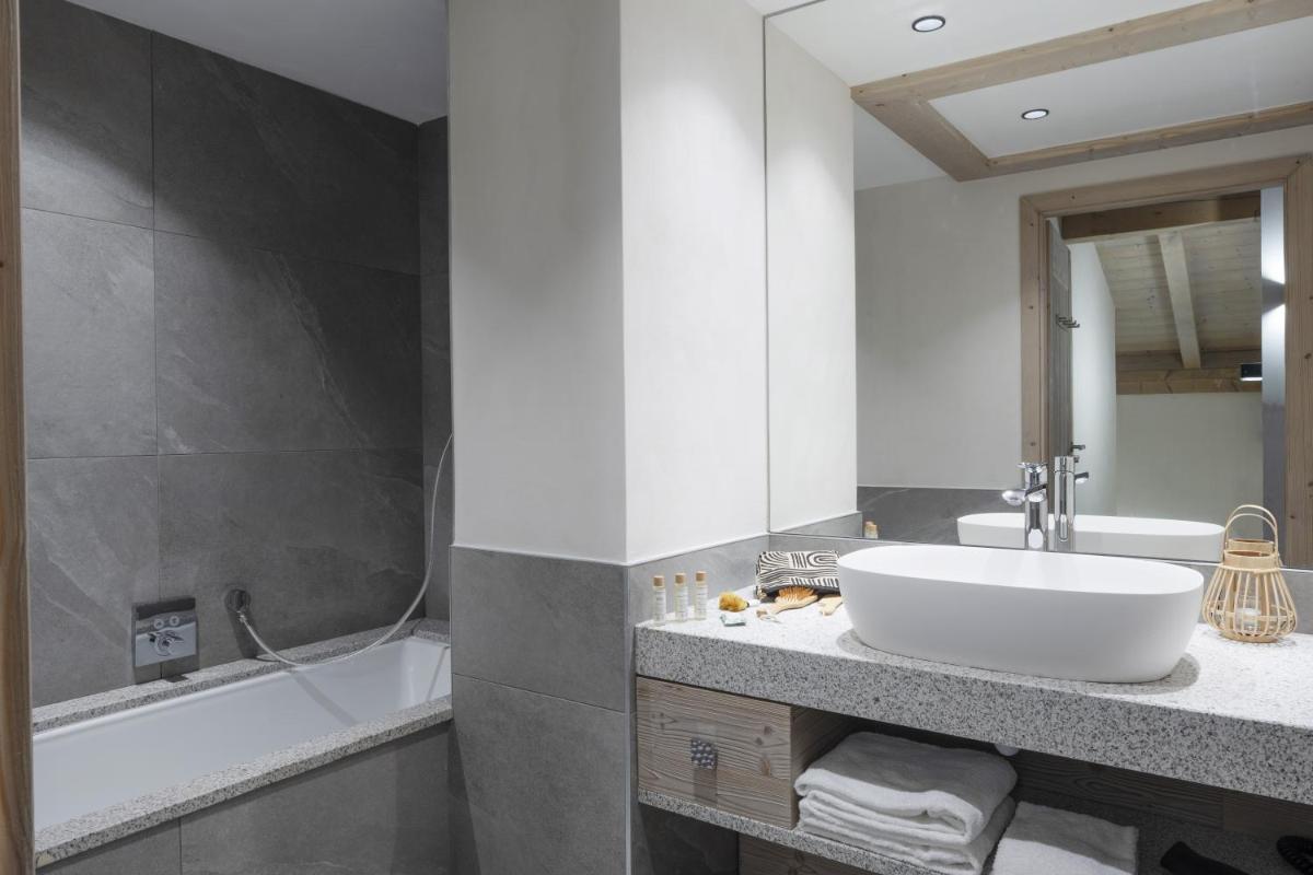 Salle de bains dans l'établissement MGM Hôtels & Résidences - Résidence Chalets de Joy