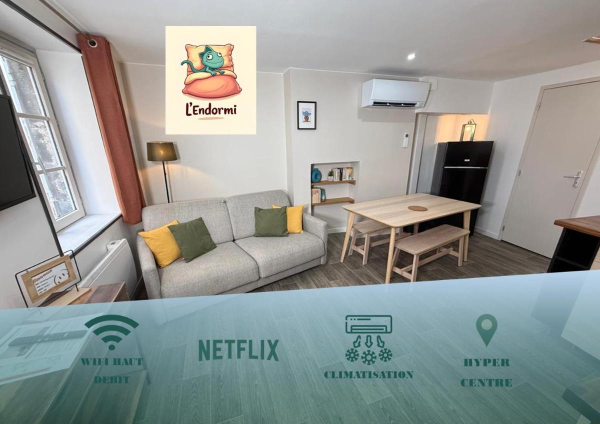 L'endormi - Centre ville - WIFI et NETFLIX - Hizvo