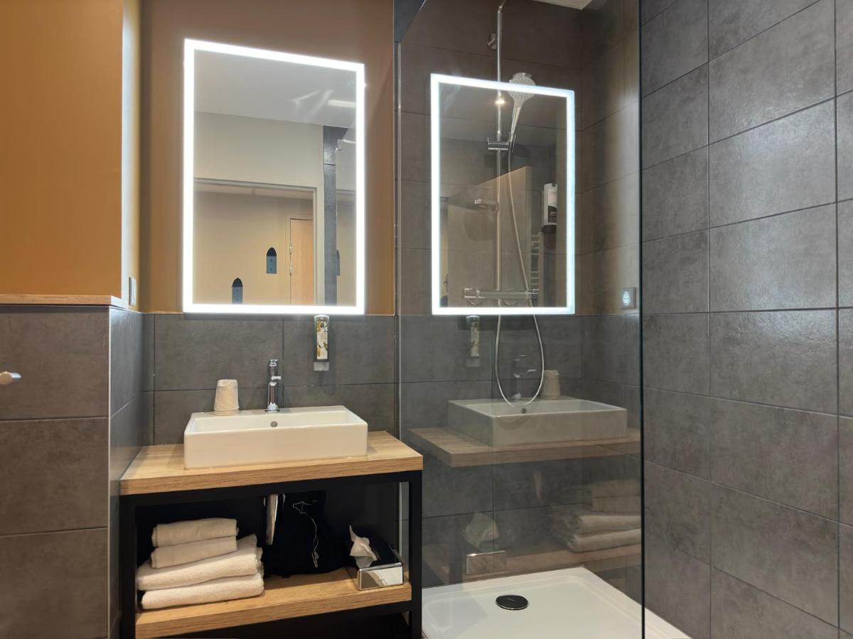 Salle de bains dans l'établissement Best Western Coeur de Maurienne Hotel Restaurant & Spa